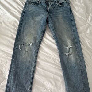 Levi’s Ripped Blue Jeans